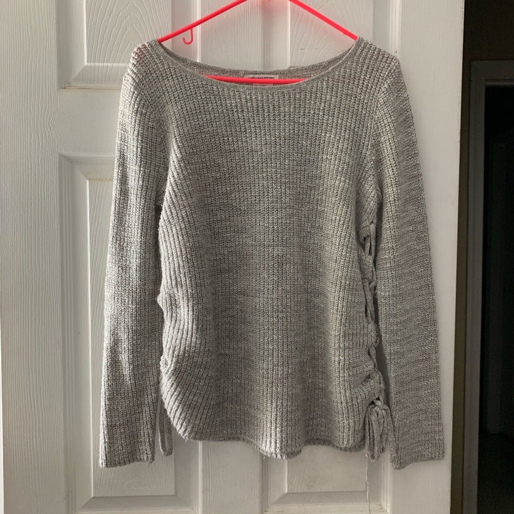 Gray Knitted sweater